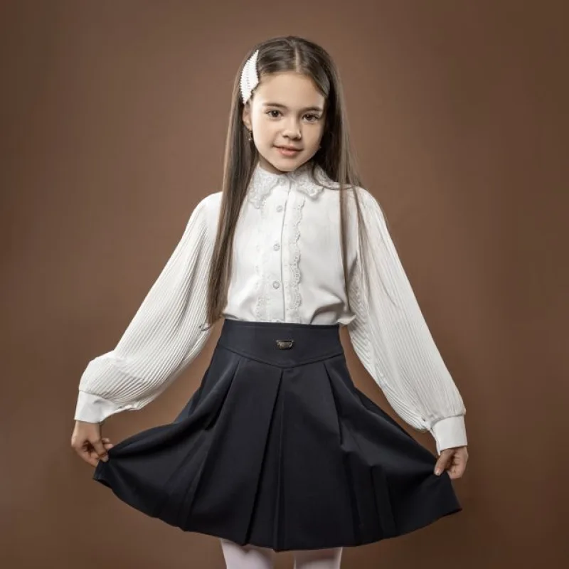 Modern Woven School Cardigan