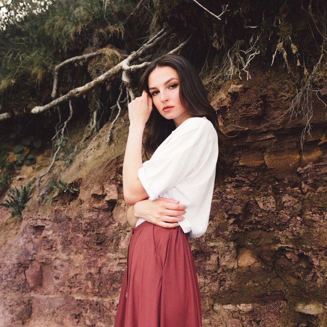 Premium Silk Peplum Top