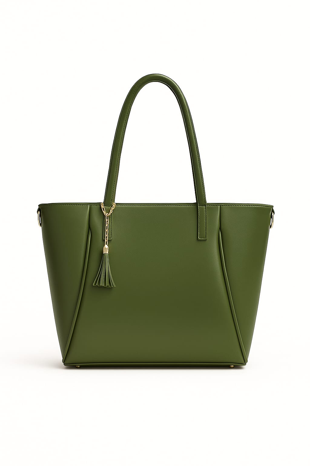 Tassel Shopper — Olive