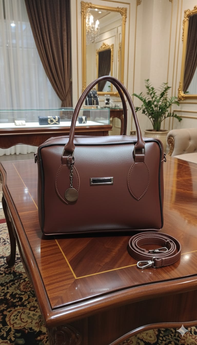 Boston Satchel — Chocolate
