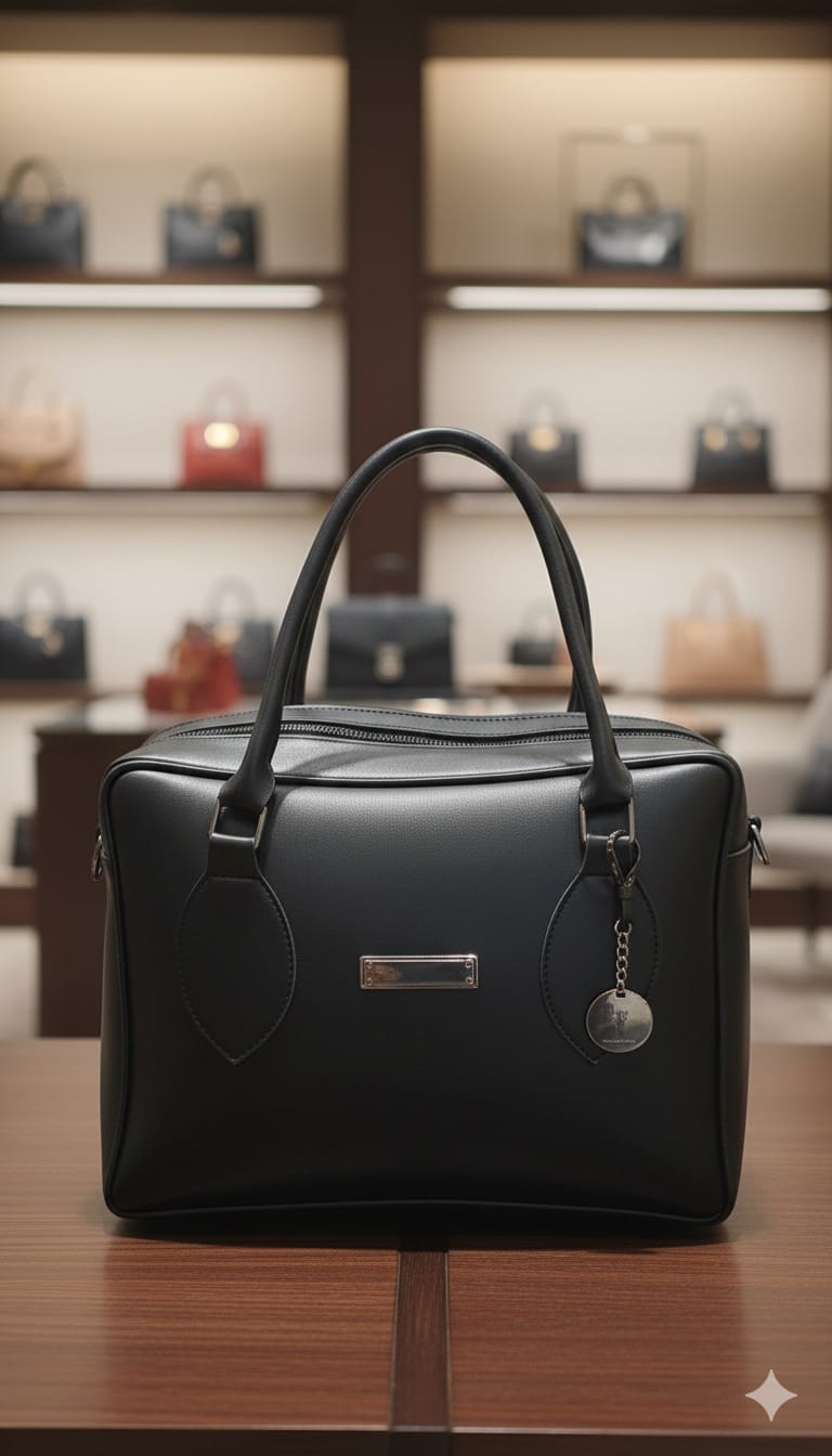 Boston Satchel — Black