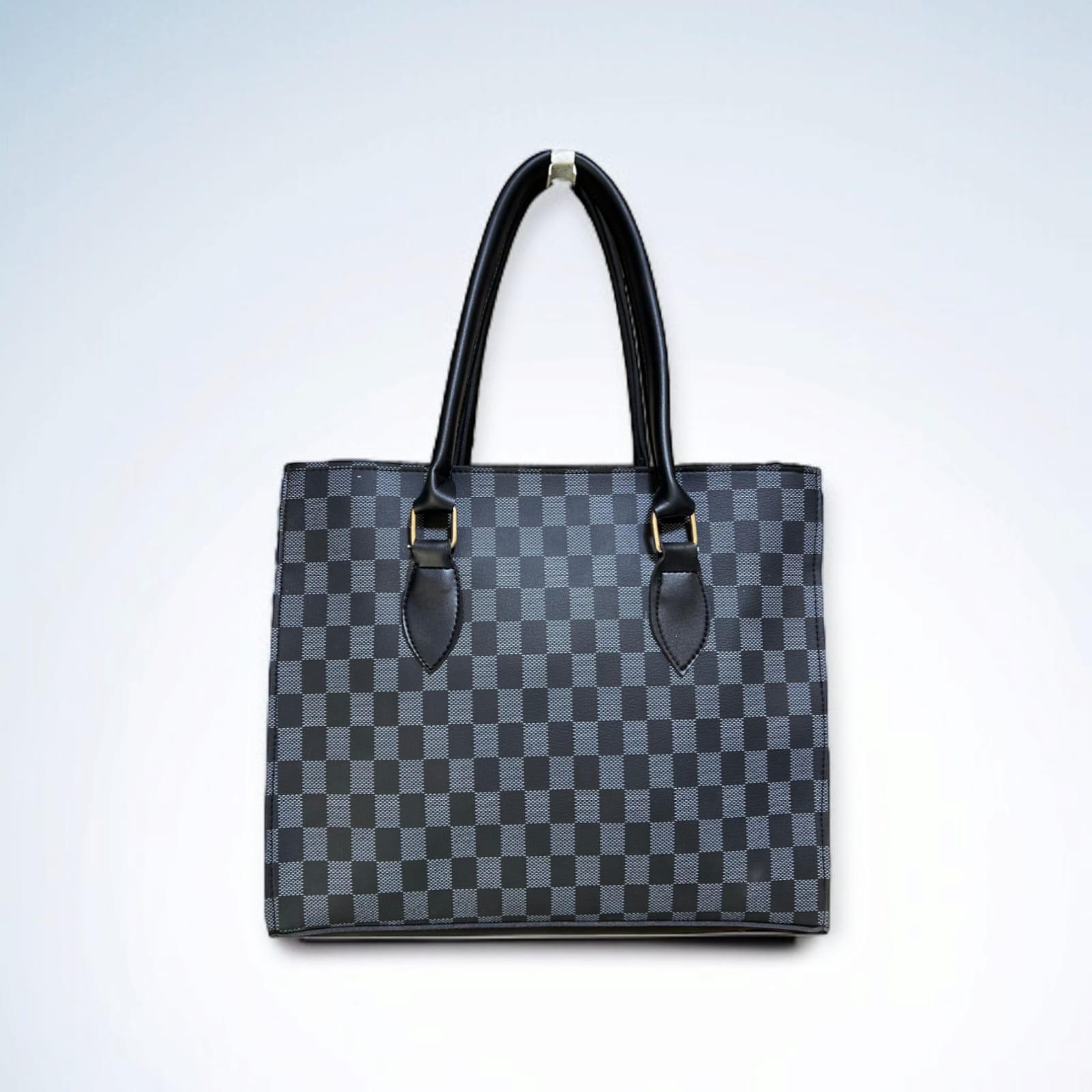 Checker Tote — Graphite