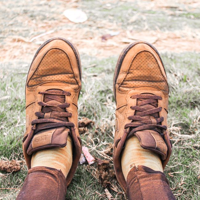 Essential Velvet Brogue Shoe