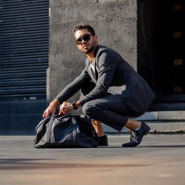 Modern Satin Derby Shoe