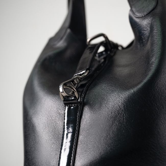 Modern Silk Bucket Bag