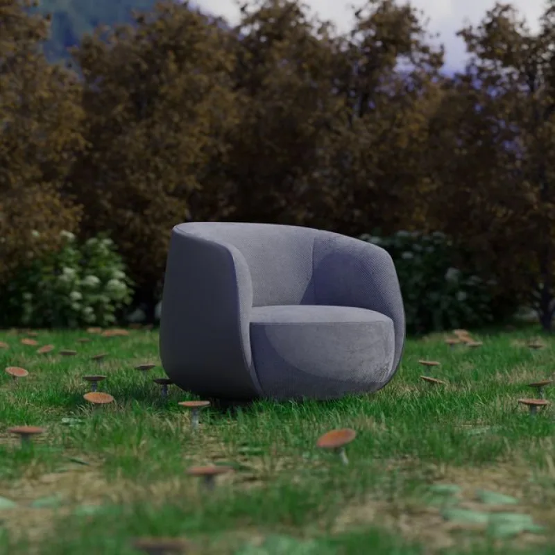 Studio Linen Accent Chair