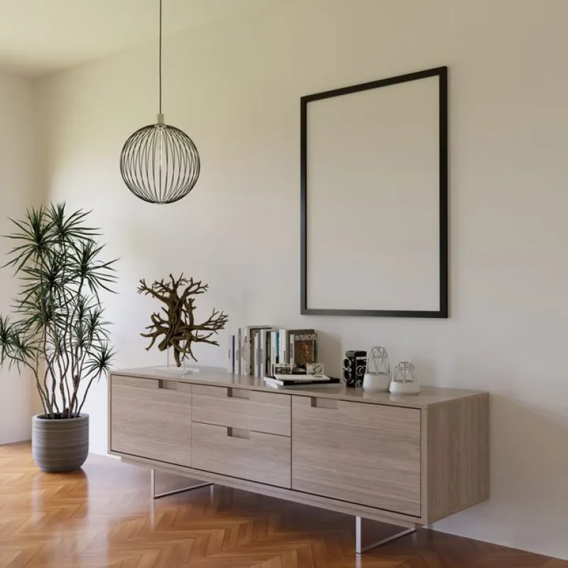 Essential Linen Console Table
